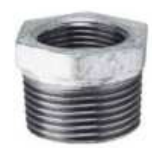 Hardie Hose - Gal Reducing Bush 65mm x 40mm | GF-RB065040