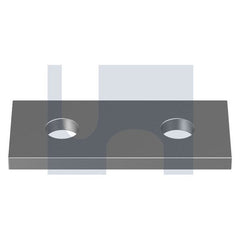 Hobsons - M12 x 90 x 41 x 6 - Mild Steel Straight Fitting 2 Hole - Hot Dip Galvanised - Qty 25 | GFPMSG1065