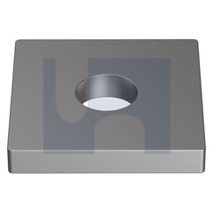 Hobsons - M16 x 40 x 40 x 6 - Mild Steel Flat Plate Fiting 1 Hole - Hot Dip Galvanised | GFPMSG1964