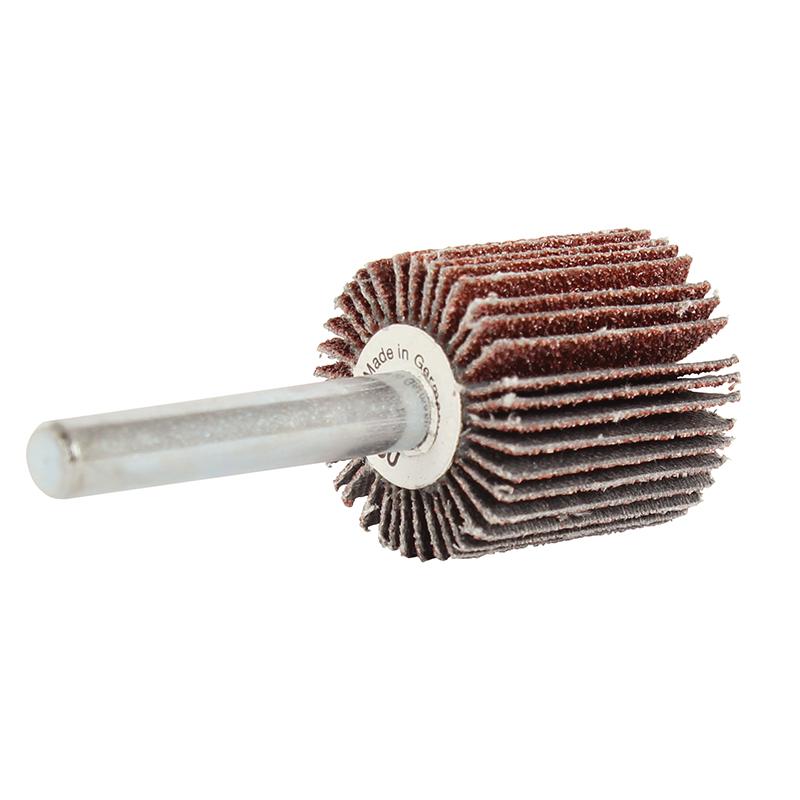 Flap Wheel Mounted 25 x 25 x 6mm A180 Grit AlOx Bulk