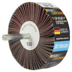 Flap Wheel Mounted 75 x 25 x 6mm A80 Grit AlOx Bulk