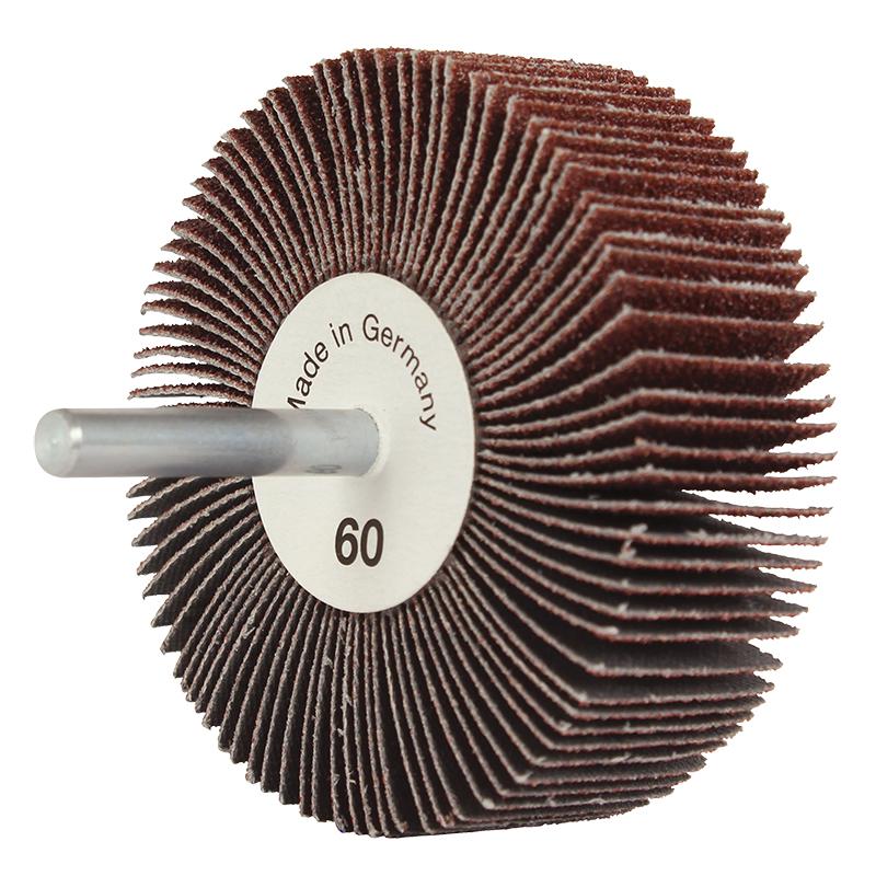 Flap Wheel Mounted 75 x 25 x 6mm A80 Grit AlOx Bulk