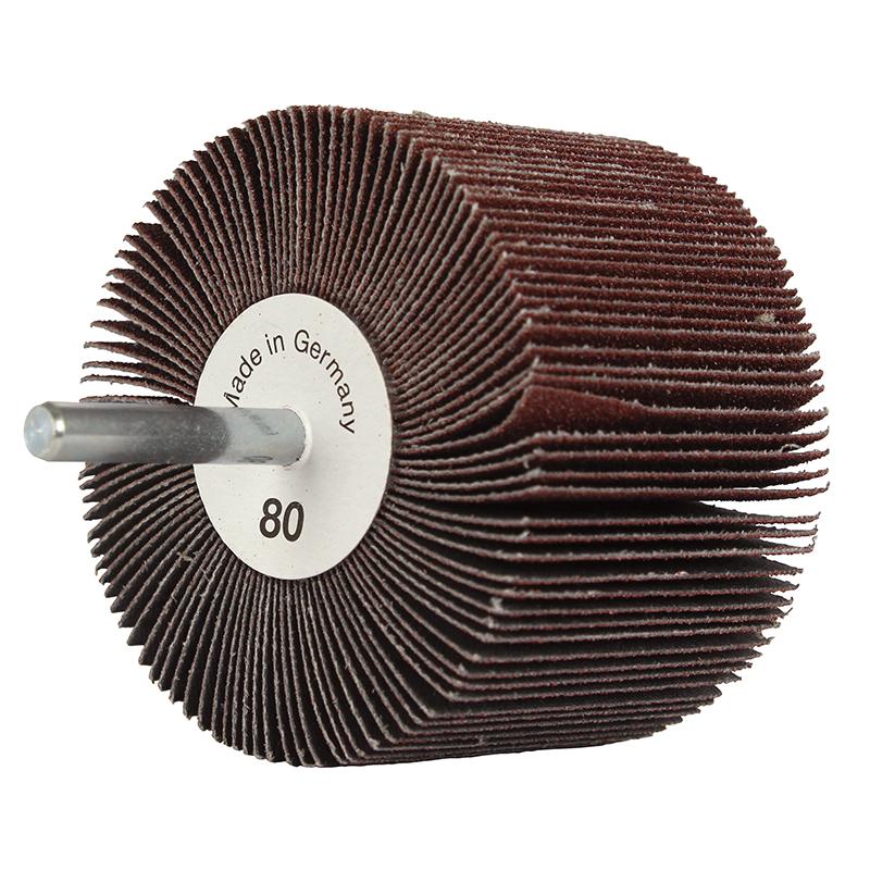 Flap Wheel Mounted 75 x 50 x 6mm A80 Grit AlOx Bulk