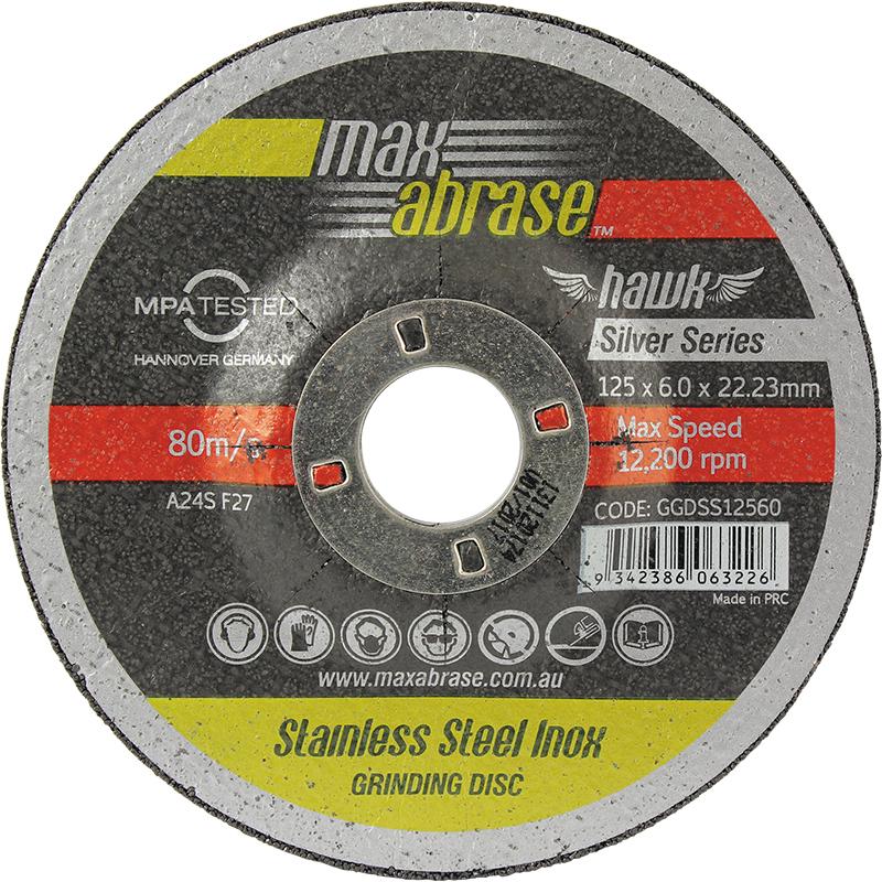 Grinding Disc 100 x 6mm Stainless Silver Series Bulk
