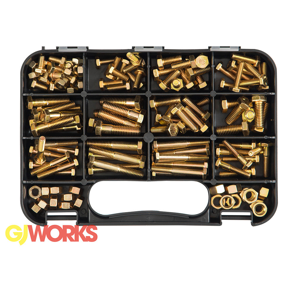 Champion GJ Grab Kit 130pc High Tensile Hex Bolts & Nuts UNC | GKA130