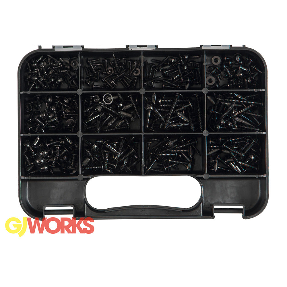 Champion GJ Grab Kit 370pc Phillips Mushroom Head Self-Tapping Screws | GKA370