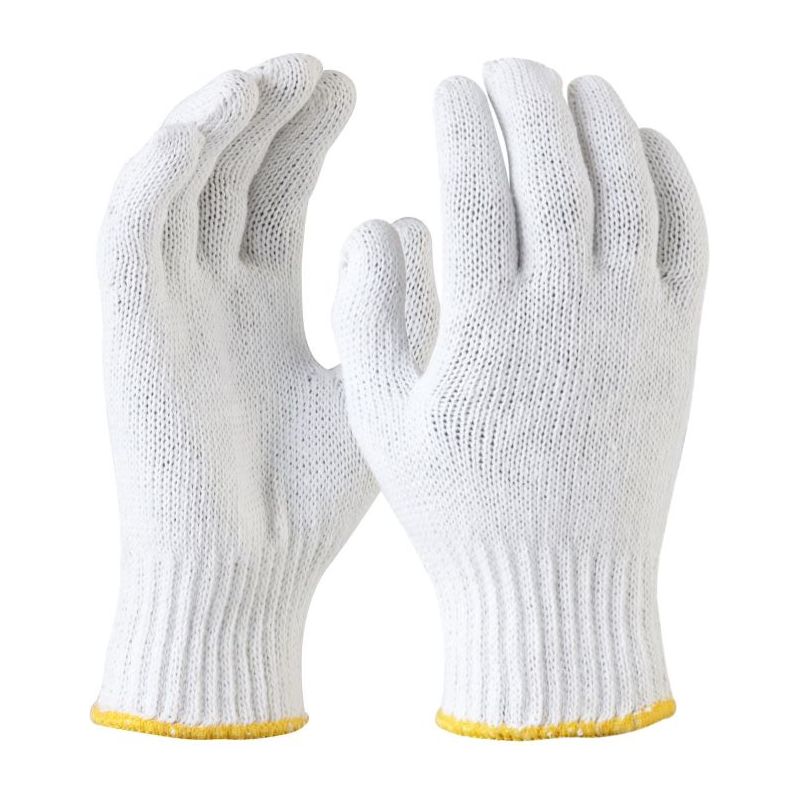 Maxisafe - Bleached Knitted Poly Cotton Liner Glove - Pack of 10