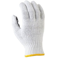 Maxisafe - Maxisafe Bleached, Knitted Poly Cotton - Polka Dot - Retail Carded | GKP104C