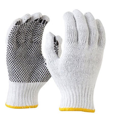 Maxisafe - Maxisafe Bleached, Knitted Poly Cotton - Polka Dot - Retail Carded | GKP104C
