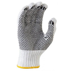 Maxisafe - Maxisafe Bleached, Knitted Poly Cotton - Polka Dot - Retail Carded | GKP104C