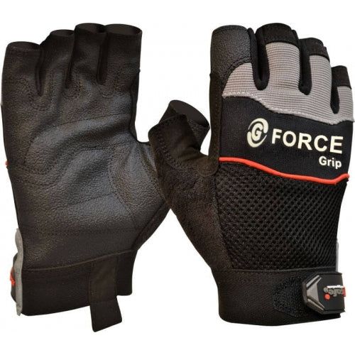 Maxisafe - G-Force Grip Fingerless Mechanics Gloves - Medium