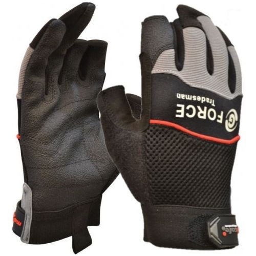 Maxisafe G-Force Tradesman Mechanics Glove, 2 Finger | GMF118 Small