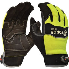 Maxisafe - G-Force Hivis' Mechanics Glove, Full Finger | GMY277