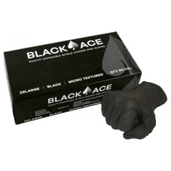 Maxisafe Black Ace Disposable Nitrile Gloves | GNB205 Small