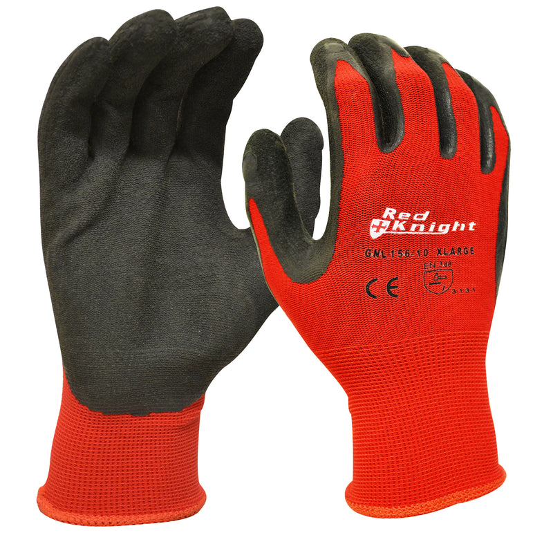 Maxisafe - Red Knight Latex Gripmaster Glove - Pack of 12