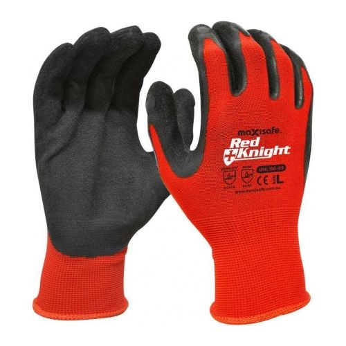 Maxisafe - Red Knight Latex Gripmaster Glove - 2XLarge