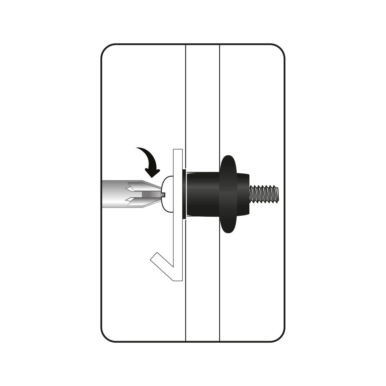 ICCONS® - Epdm Grip Nut Without Screw M5 X 25 mm | GNM525 1600 pcs