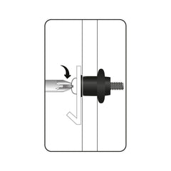 ICCONS® - Epdm Grip Nut Without Screw M5 X 25 mm | GNM525 1600 pcs