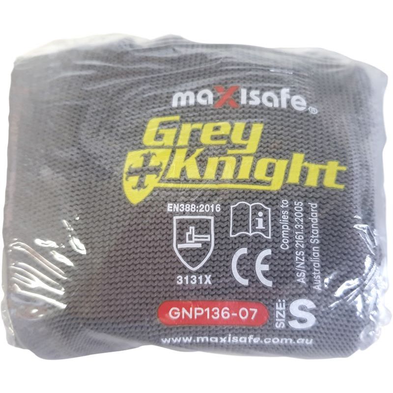 Maxisafe - Grey Knight Nylon PU Coated Nylon Glove - XLarge - Brown