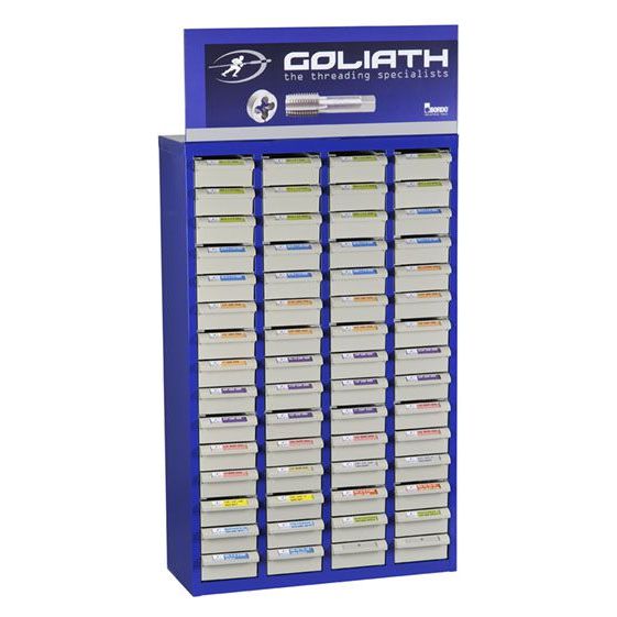 Goliath - Goliath HSS Taps D4 - Bulk Cabinet Merchandiser | GOL-D4
