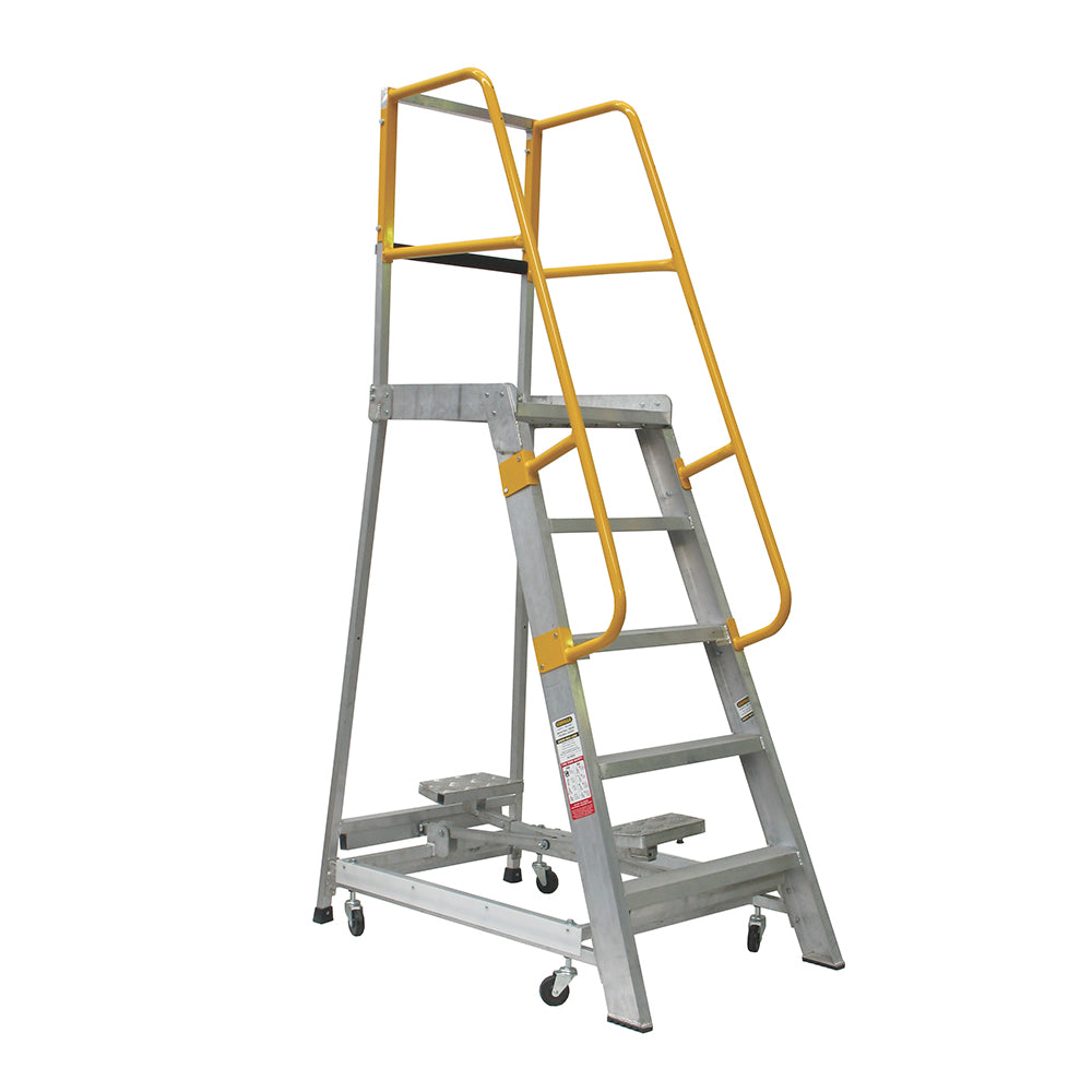 Gorilla - Order picking ladder 1.5m (5ft) Aluminium 200kg Industrial | GOP05