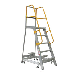 Gorilla - Order picking ladder 1.5m (5ft) Aluminium 200kg Industrial | GOP05