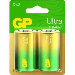 Powercell - GP Ultra Alkaline D - Card of 2 | GP13AUC2