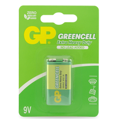 Powercell - GP Greencell 9V Extra Heavy Duty - Card of 1 | GP1604GC1