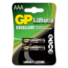 Powercell - GP 1.5V AAA GP Lithium (LiFeS2) FR03 Card of 2 | GP24LC2