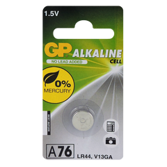 Powercell - GP 1.5V 110mAh Alkaline Card of 1 - LR44 | GP76A-C1
