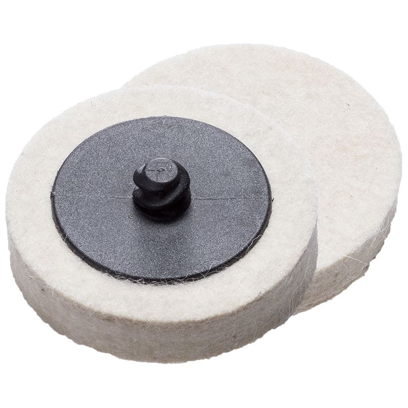 Geiger - 2" Q/Change Felt Polishing Pad | GPA1525