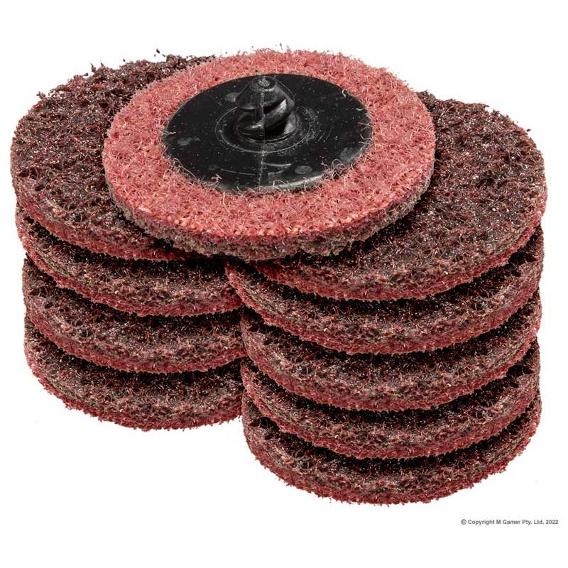 Geiger - 50mm Abrasive Disc Pack (Maroon) | GPA1528X10