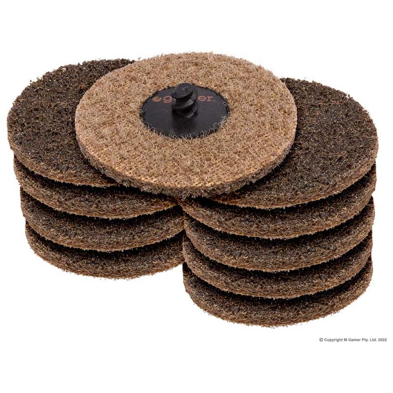 Geiger - 75mm Abrasive Disc Pack (Brown) | GPA1529X10