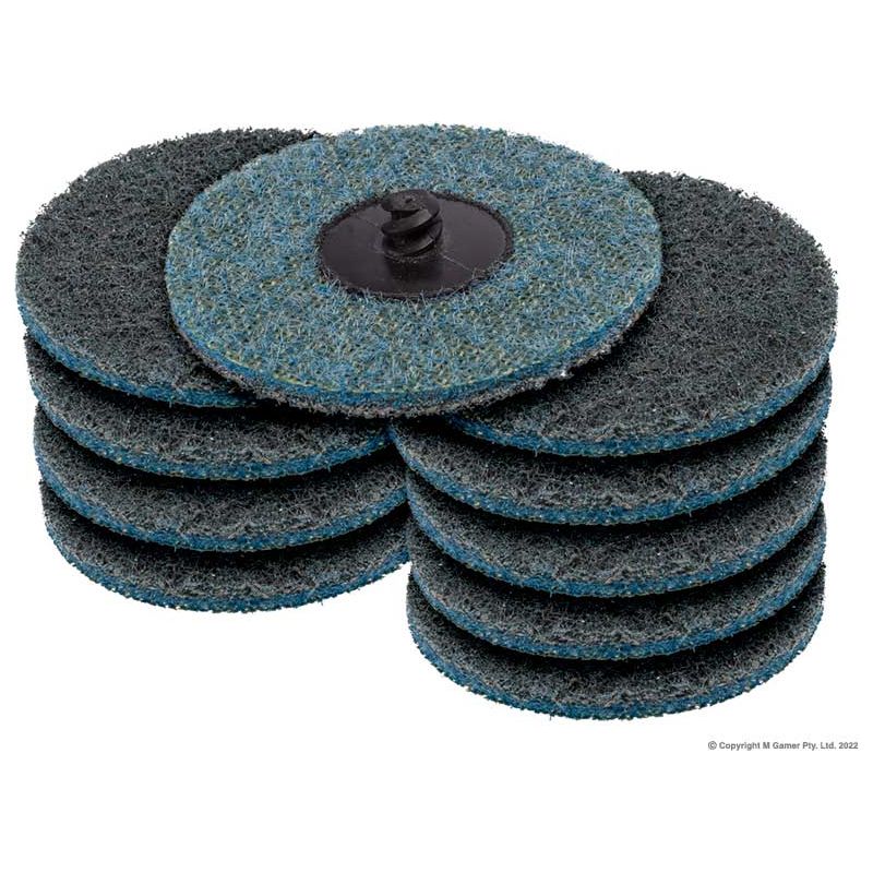 Geiger - 75mm Abrasive Disc Pack (Blue) | GPA1530X10