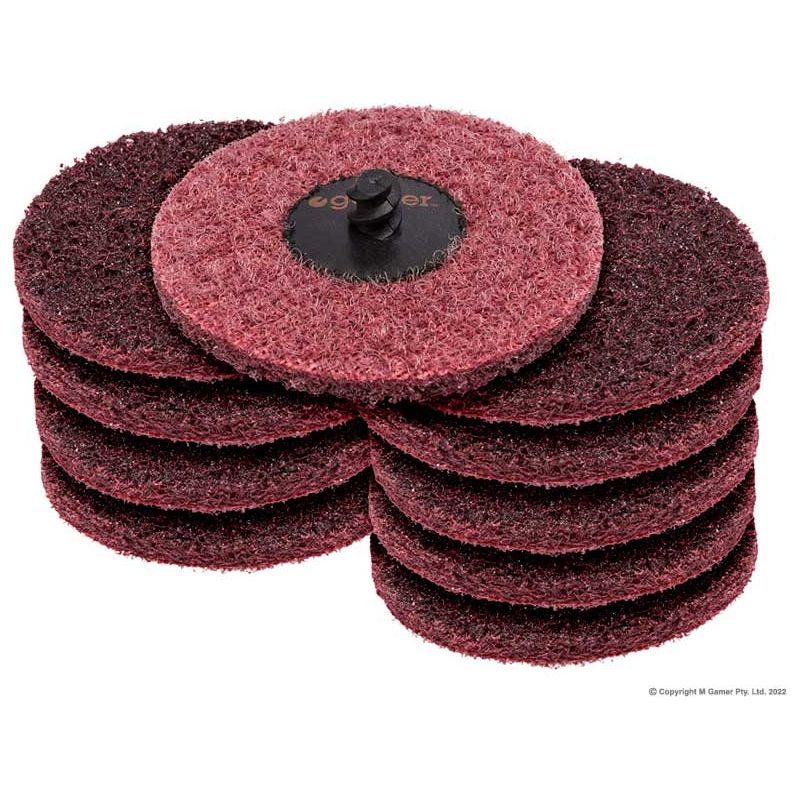 Geiger - 75mm Abrasive Disc Pack (Maroon) | GPA1531X10