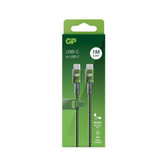 Powercell - GP USB-C to USB-C  charge sync cable - Green | GPACECC1B000