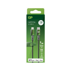 Powercell - GP USB-C to Lightning charge sync cable - Green | GPACECL1C000