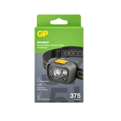 Powercell - GP Discovery Consumer Headlamp, Tough Motion Sensor, 375 lumens | GPCHW54