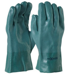 Maxisafe - Green Double Dipped PVC Glove - 45cm