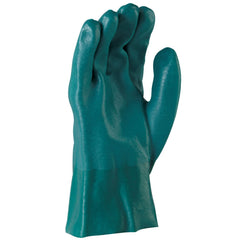 Maxisafe - Green Double Dipped PVC Glove 27cm - One Size - Pack Of 12 | GPD134-27-12