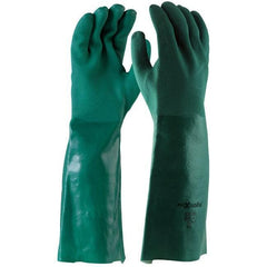 Maxisafe Green Double Dipped PVC Glove 45cm | GPD134-45