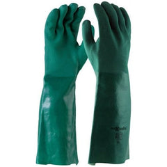 Maxisafe Green Double Dipped PVC Glove 45cm | GPD134-45