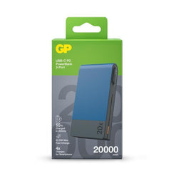 Powercell - 20Ah 74Wh Li-ion Powerbank - Blue  USB-C PD 22.5W Fast charge | GPM20BB