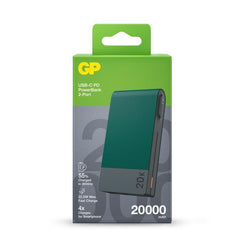 Powercell - 20Ah 74Wh Li-ion Powerbank - Green  USB-C PD 22.5W Fast charge | GPM20BG