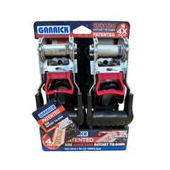 Garrick Herbert - Garrick Quickload Ratchet Tie Downs | GQLRTD 35mm - 5M - 1T