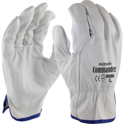 Maxisafe - Maxisafe Ultra Premium Cowgrain Beige Rigger Glove | GRC143