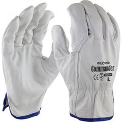 Maxisafe ULTRA Premium Cowgrain Beige Rigger Glove | GRC143 Small