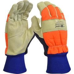 Maxisafe - Hivis Chainsaw Gloves - Medium - Carton Of 120 | GRC278-09-120
