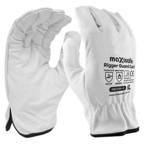 Maxisafe - Rigger Guard 5 Cut F Resistant Glove - Large