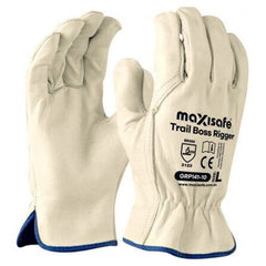 Maxisafe Premium Beige Cowgrain Rigger Glove | GRP141 Small